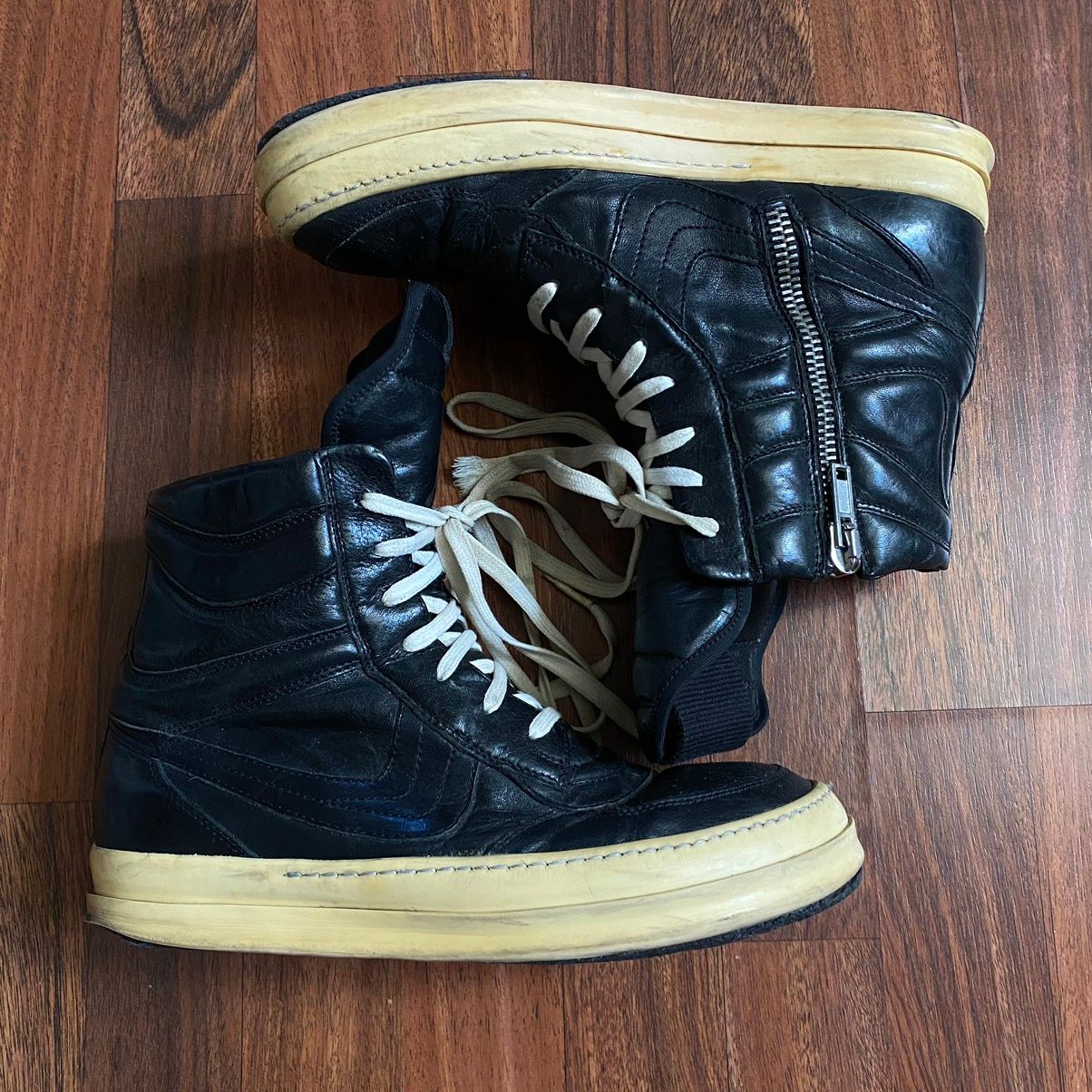 Pre-owned Rick Owens Black "dunks" - Ss10 "release" Shoes