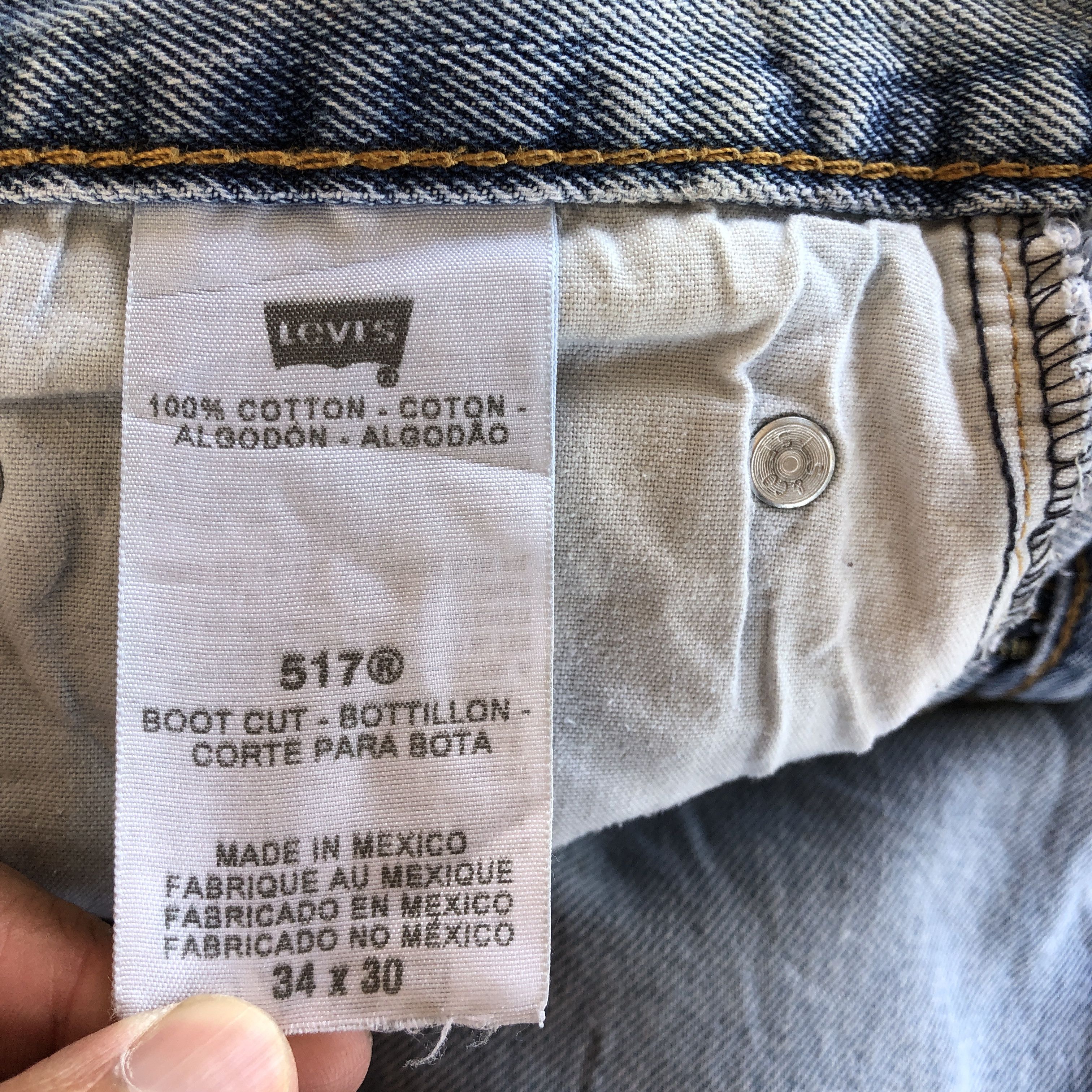 Levi's Vintage Levis 517 Boot Cut Jeans Levi's Flare Faded Denim Size US 32 / EU 48 - 10 Thumbnail