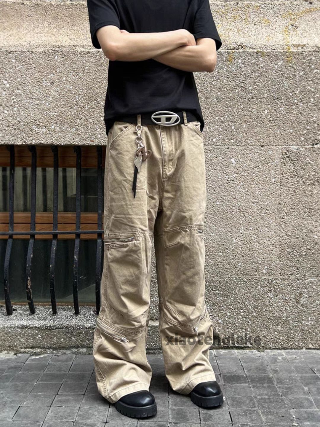 Designer × Japanese Brand × Vintage washed faded utility skate hiphop work cargo pants Size US 32 / EU 48 - 1 Thumbnail