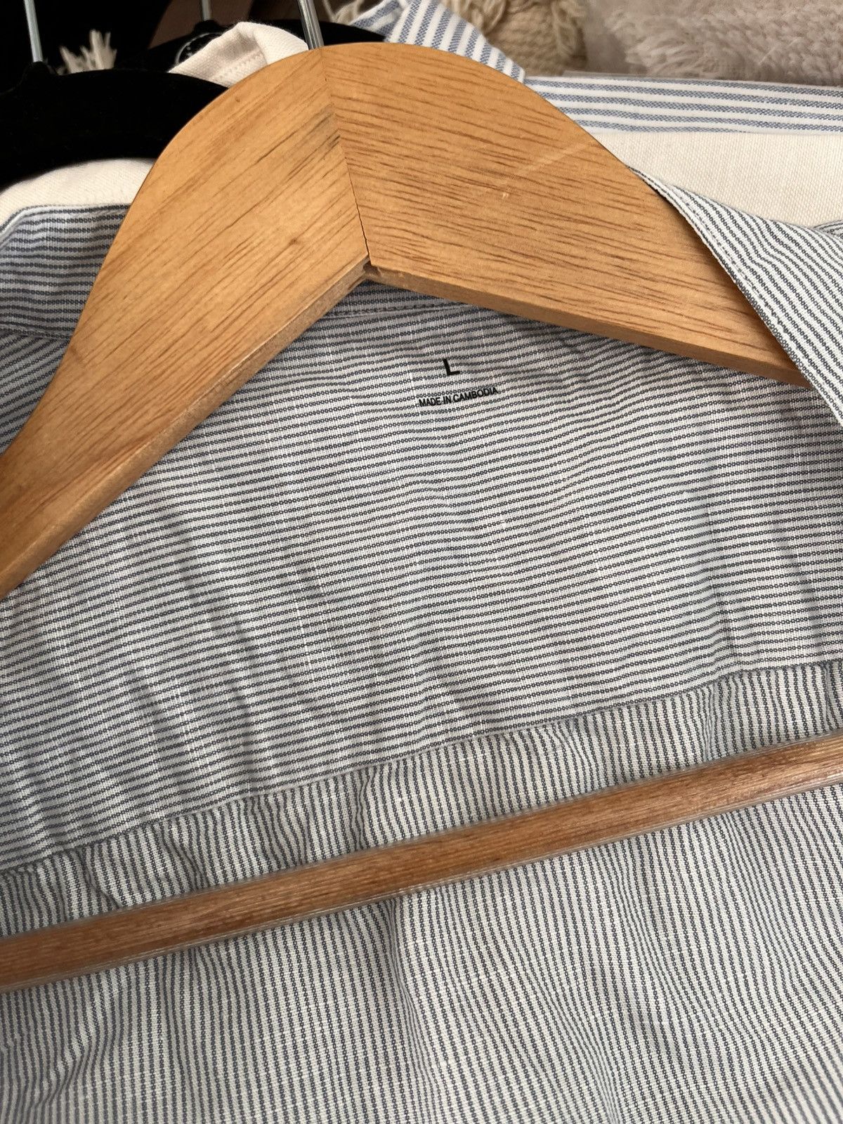 Muji China collar shirt Size US L / EU 52-54 / 3 - 3 Thumbnail
