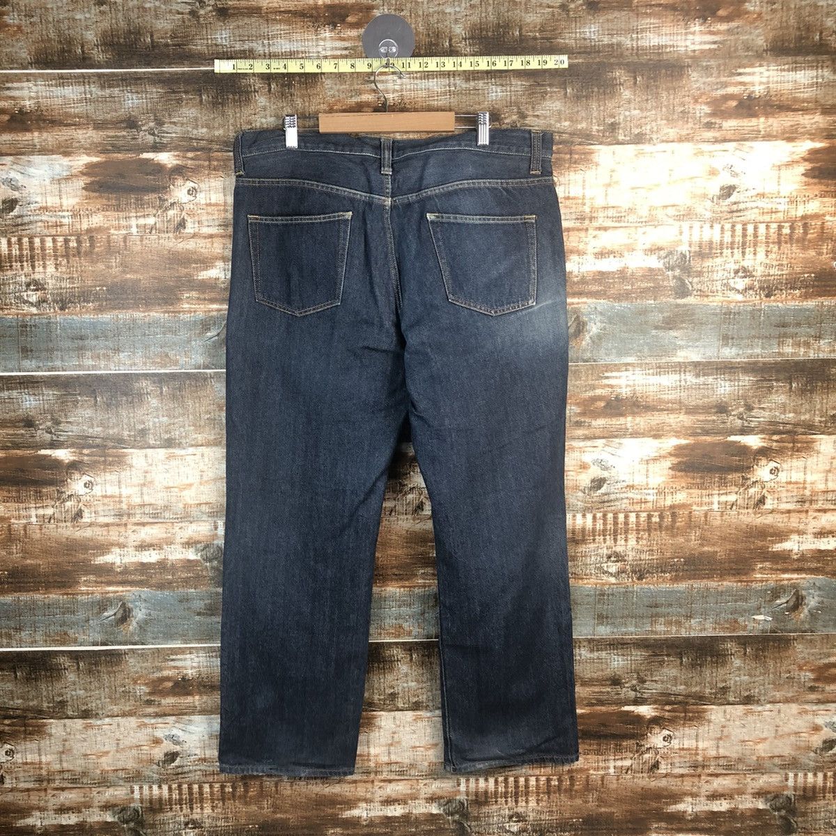 Japanese Brand DL Real Standard Blue Denim Pants #C269 Size US 35 - 12 Thumbnail