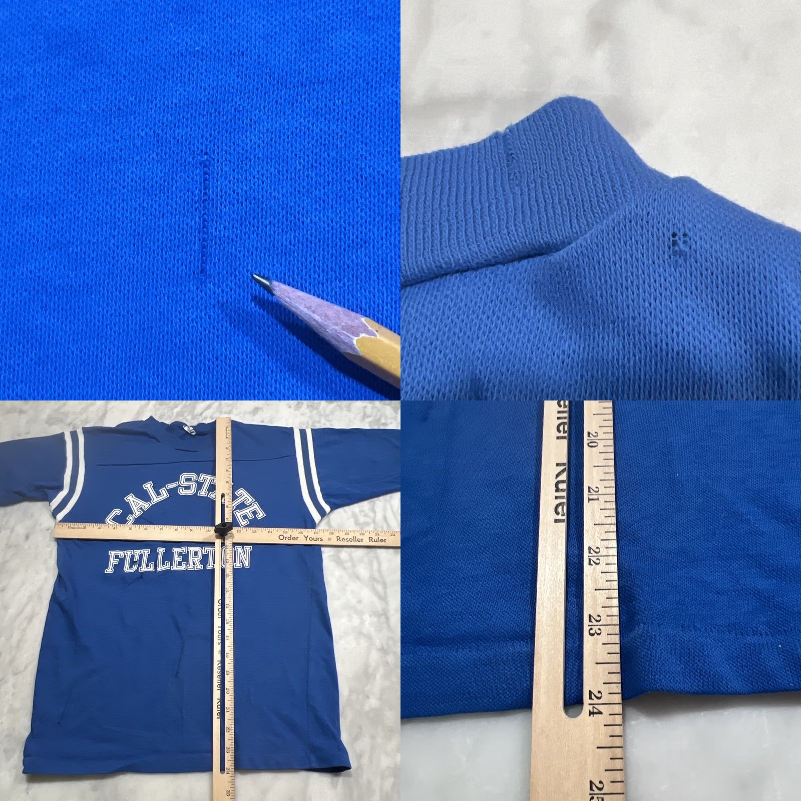 Vintage VINTAGE Artex Jersey Shirt S 3/4 Sleeve Blue Cal-State Fullerton Raglan Graphic Tee Thrash 1970s Mens/Womens Size US S / EU 44-46 / 1 - 8 Thumbnail