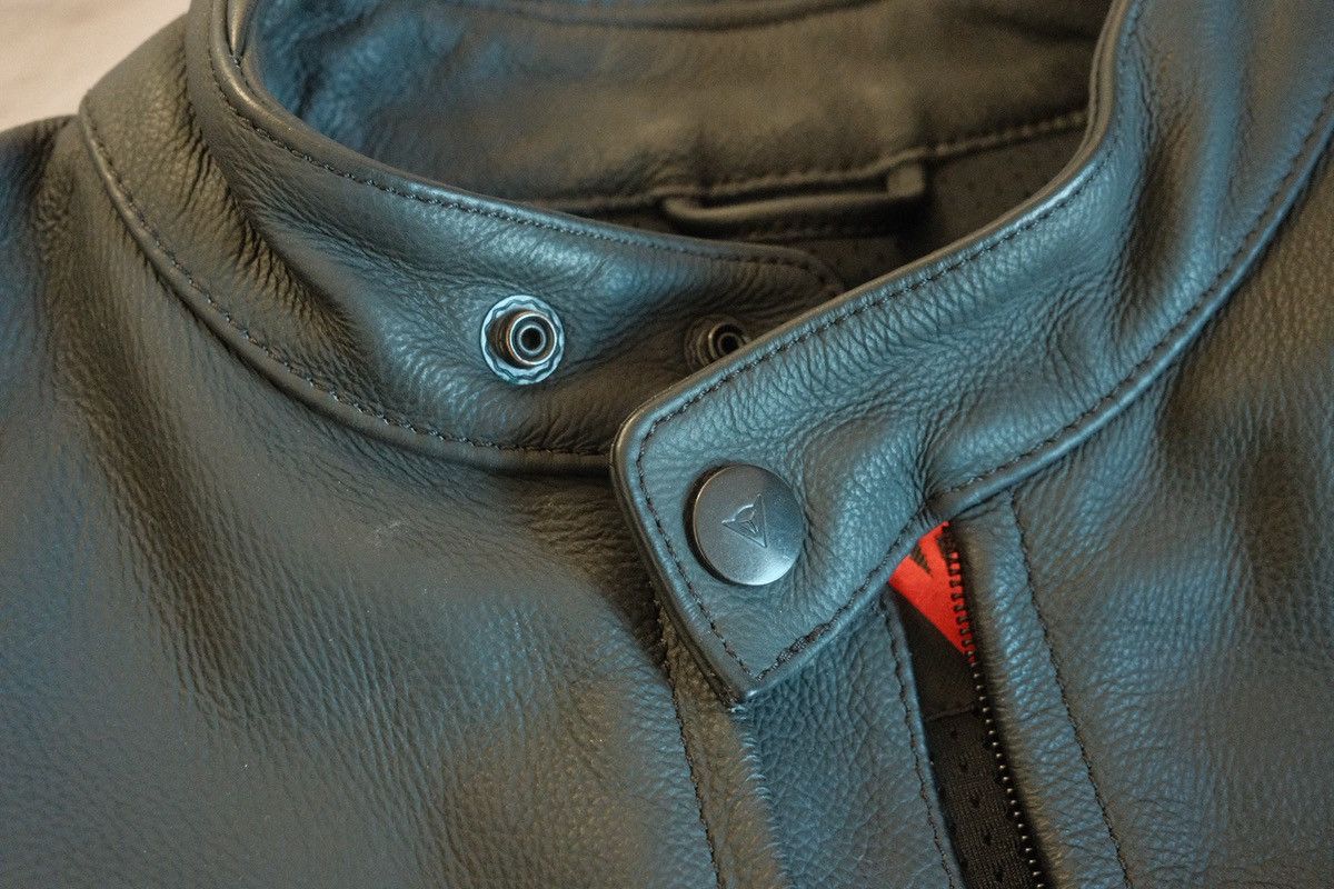 Other Dianese Men’s 48 Black Leather Motorcycle Jacket Size US M / EU 48-50 / 2 - 8 Thumbnail
