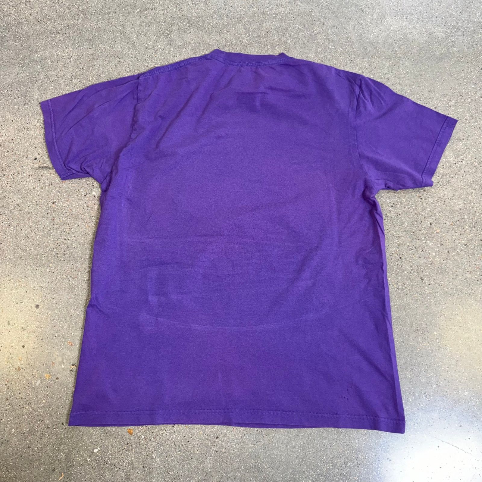 Vintage Vtg 80s 90s The Maine Mens Large T-Shirt Neon Graphic Purple Size US L / EU 52-54 / 3 - 6 Thumbnail