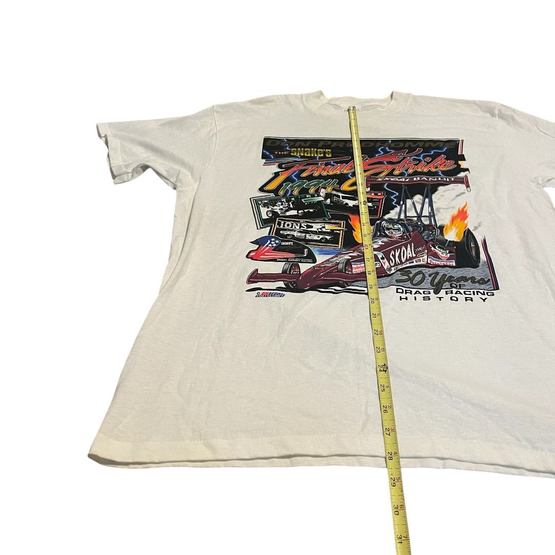 NASCAR × Vintage VINTAGE 1994 Don Prudhomme The Snake's Final Strike T Shirt Size US L / EU 52-54 / 3 - 4 Thumbnail
