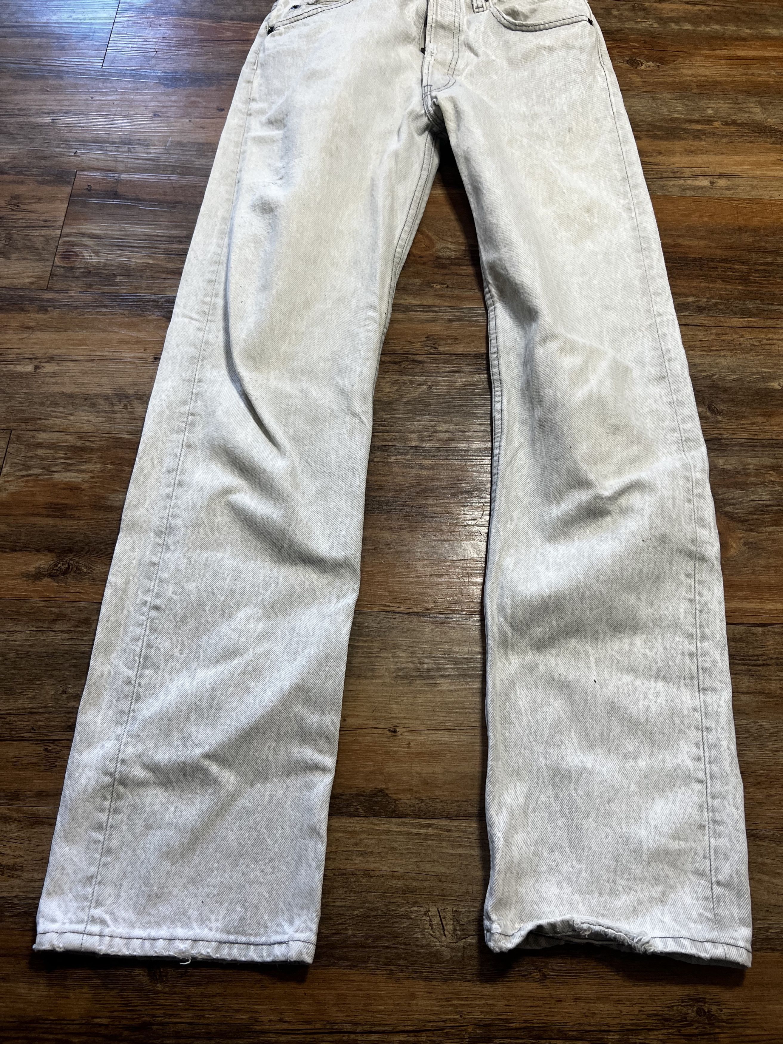 Levi's × Levi's Vintage Clothing × Vintage Vintage 501 Levi's grey Denim Jean Pants Size US 27 - 3 Thumbnail