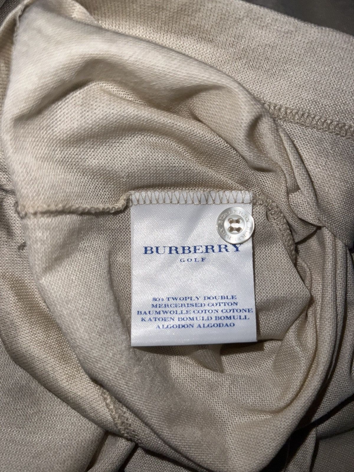 Burberry × Burberry Prorsum Burberry vintage Polo T Shirt made in Italy Size US XL / EU 56 / 4 - 4 Thumbnail
