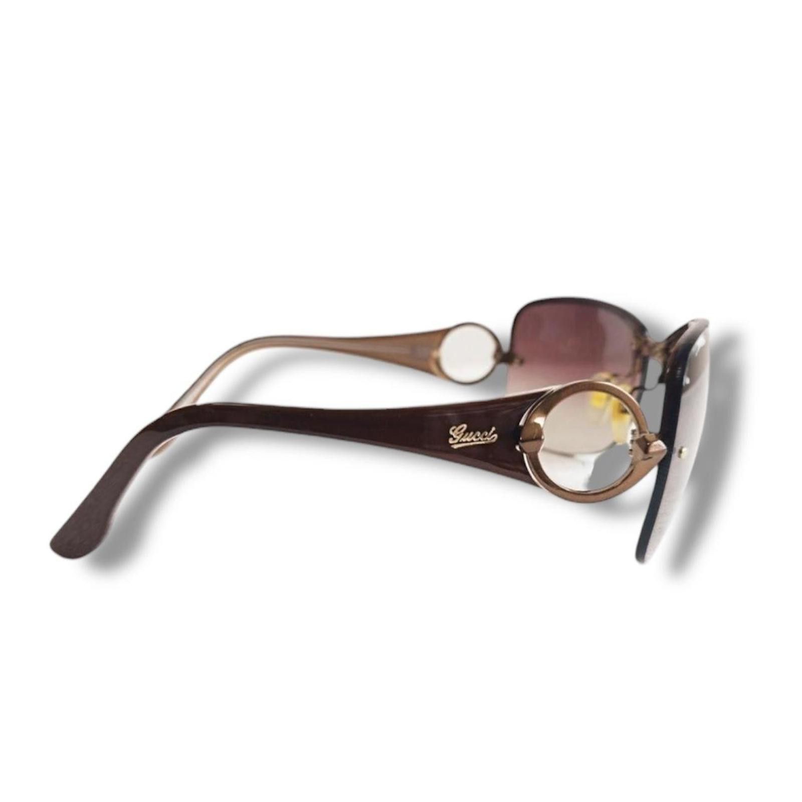 Gucci Gucci authentic rimless vintage sunglasses Size ONE SIZE - 3 Thumbnail