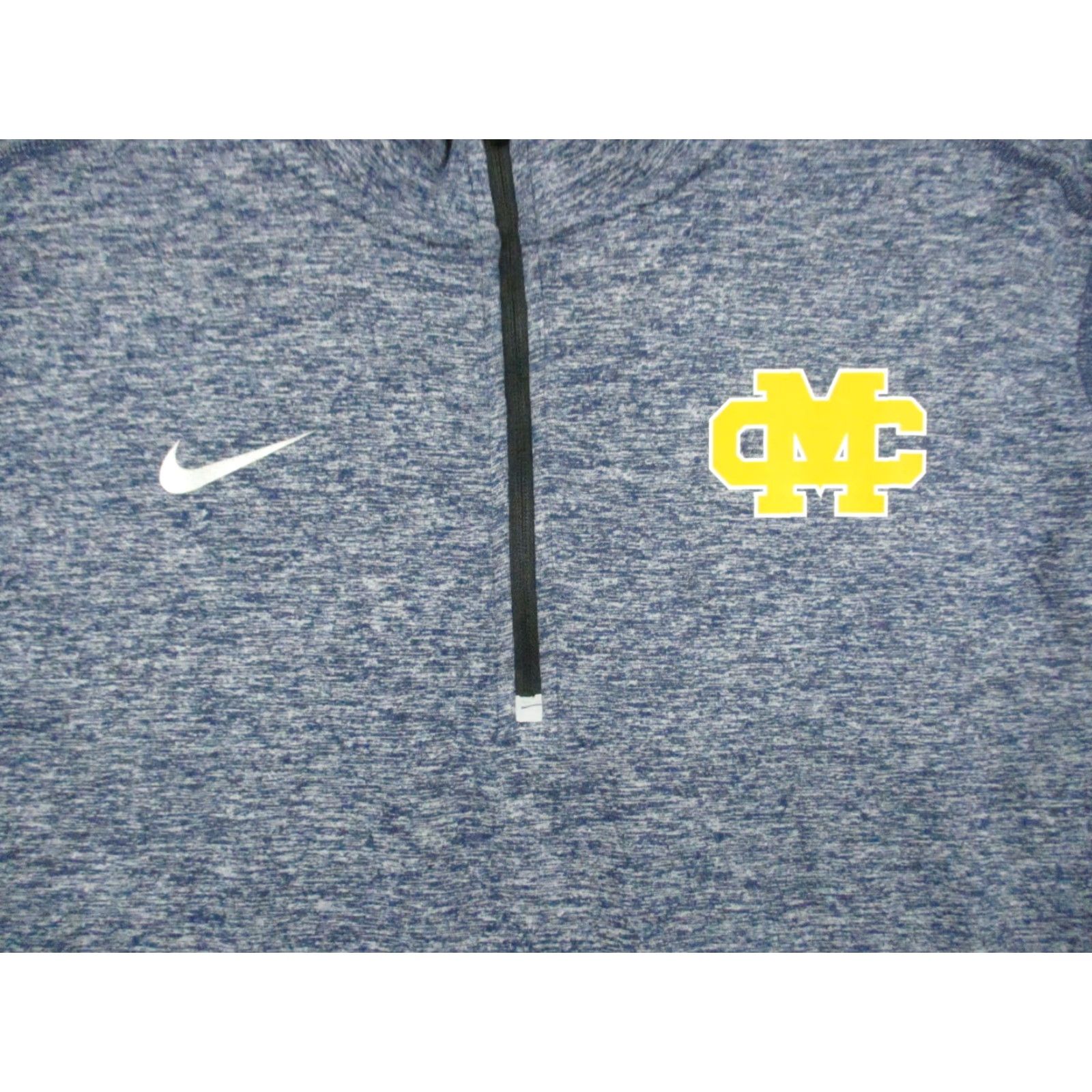 Nike Nike Dri-Fit 1/4 Zip Pullover Mens Medium Performance Heather Blue Shirt Size US M / EU 48-50 / 2 - 2 Thumbnail