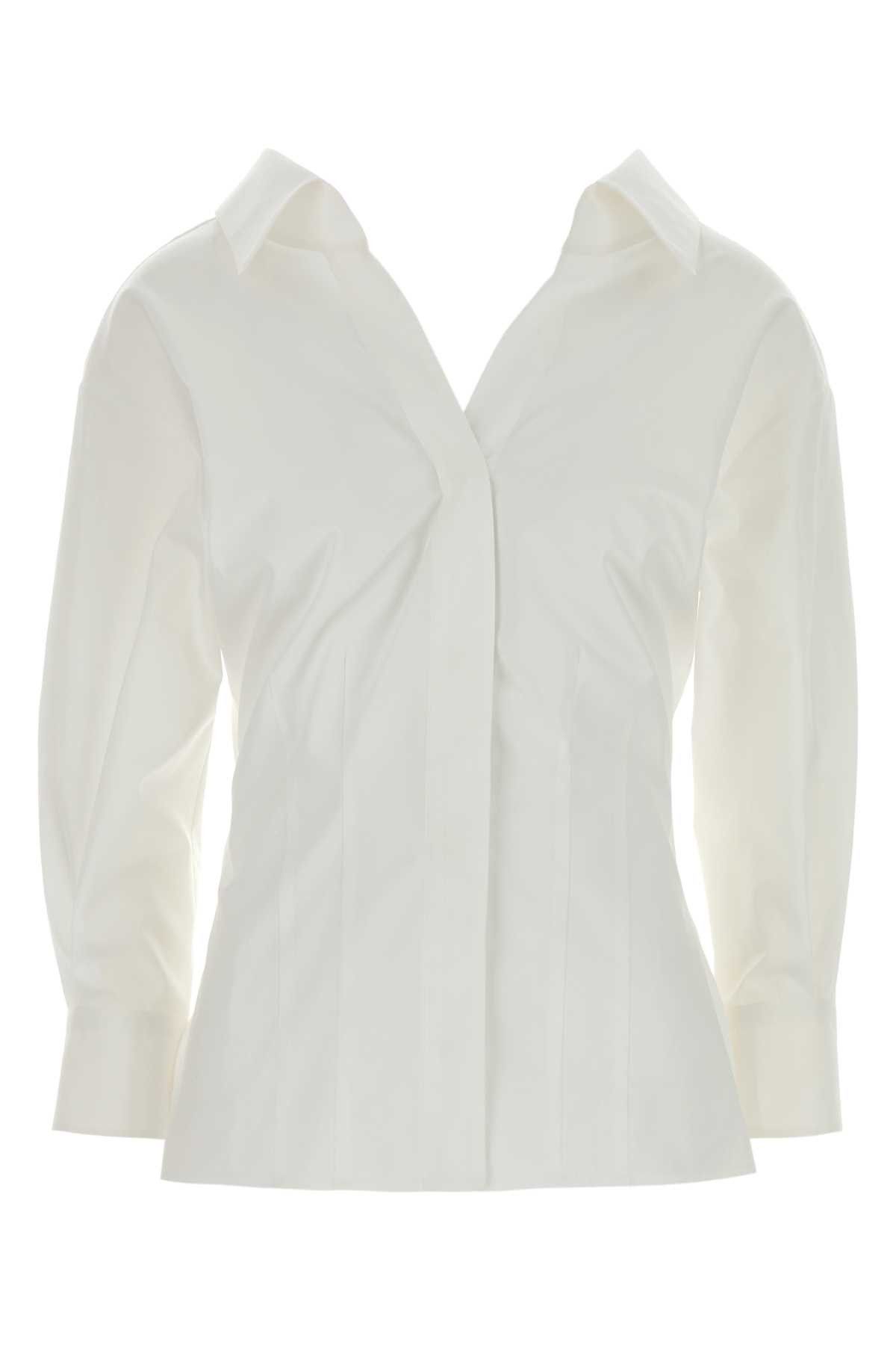 Givenchy White Poplin Shirt Size M / US 6-8 / IT 42-44 - 1 Thumbnail