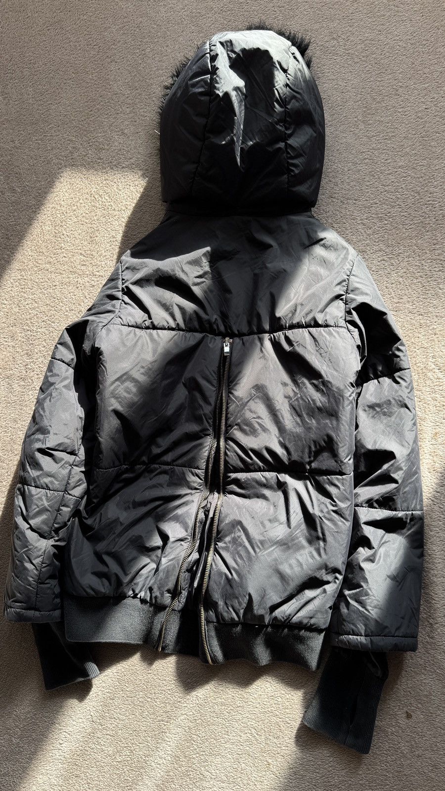 Japanese Brand Vintage Y2K Faux Fur Hood Jacket Opium LGB Goa styled Size US S / EU 44-46 / 1 - 5 Thumbnail