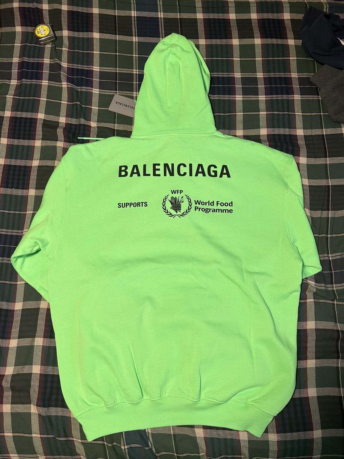 Balenciaga world food programme hoodie