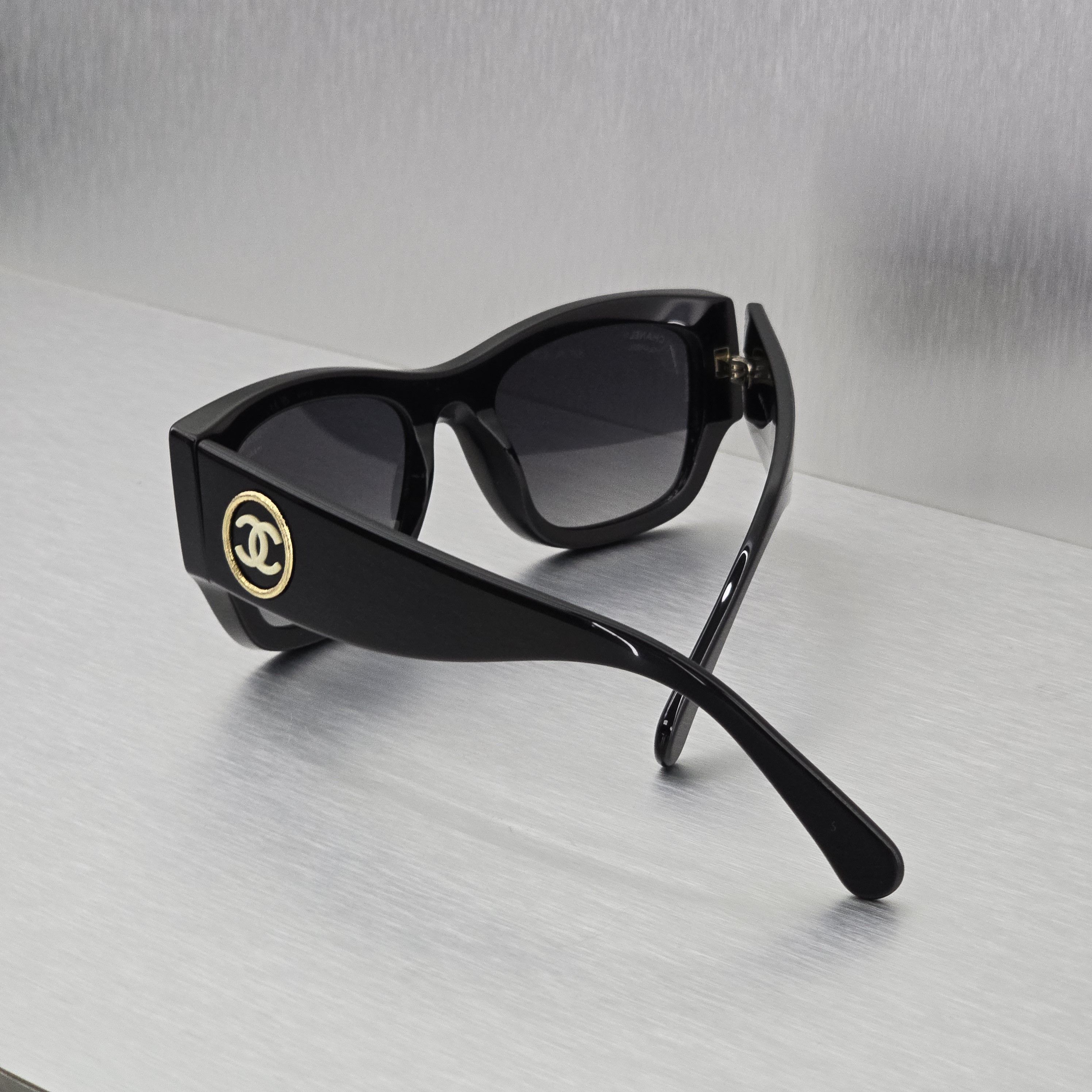 Chanel CHANEL 0CH5507 C622S8 Sunglasses BLACK Size ONE SIZE - 8 Thumbnail