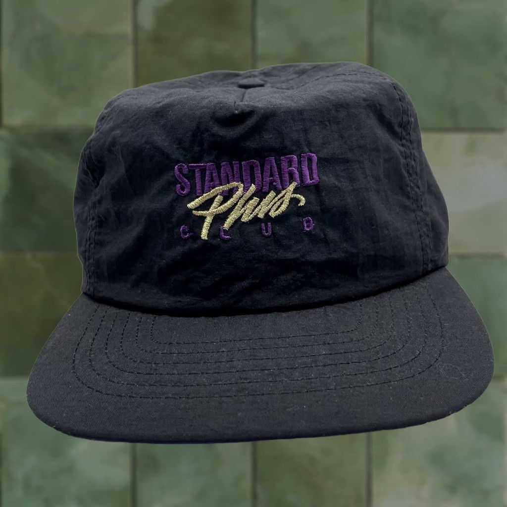 Vintage VINTAGE Hat Mens Snapback USA Made Black Lightweight Deep Crown Size ONE SIZE - 1 Thumbnail