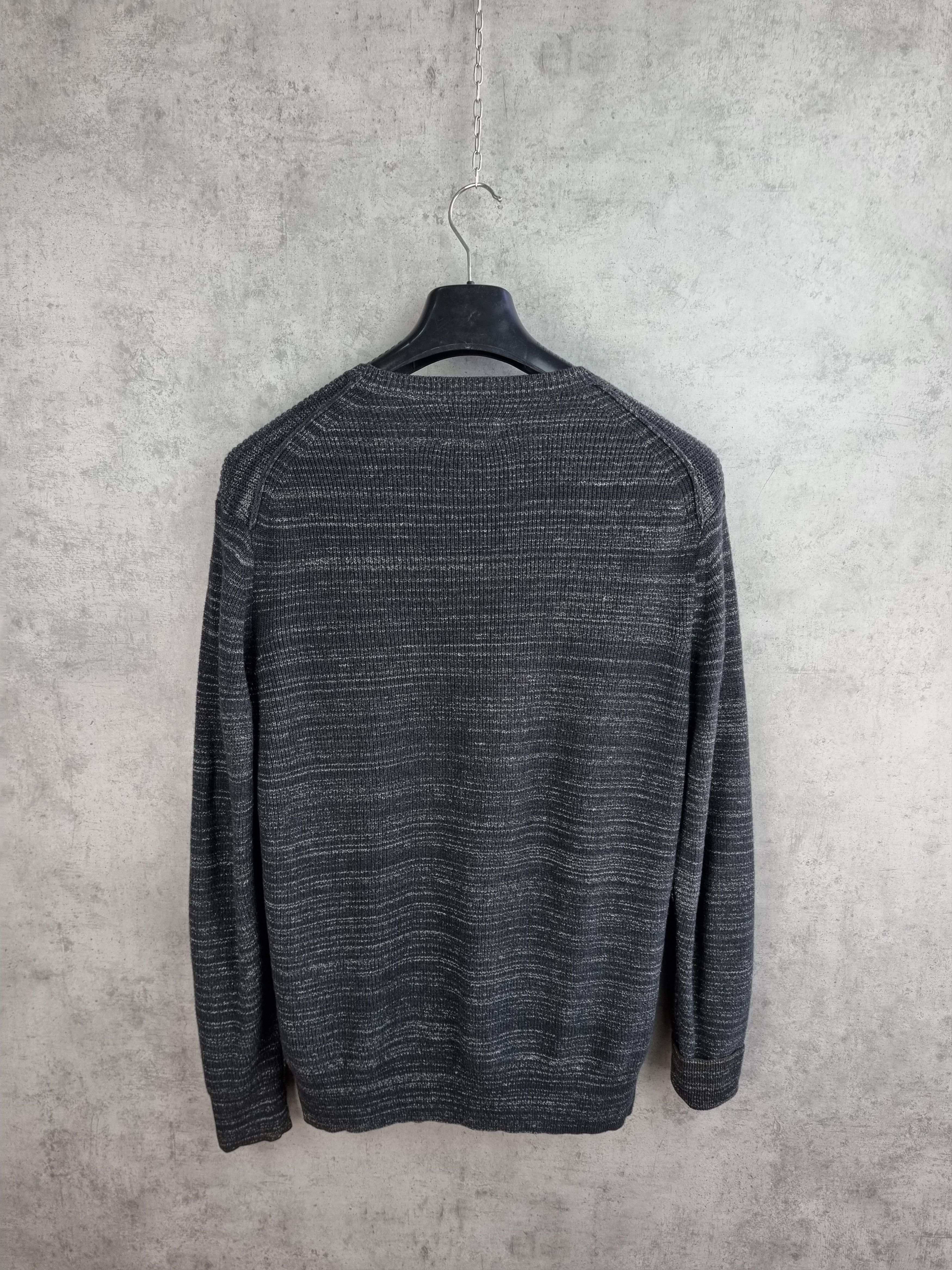 Allsaints Allsaints Rydal Crew Ridge Jumper Light Striped Knit Sweater Size US L / EU 52-54 / 3 - 4 Thumbnail