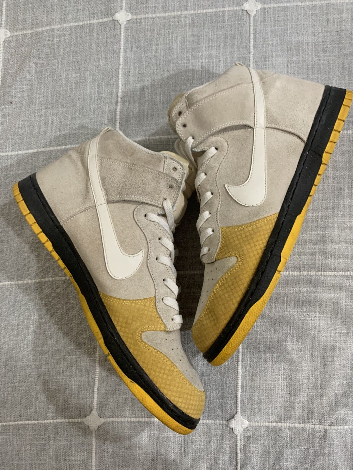 Nike Nike Dunk High Sail Varsity Maze Yellow Black Size US 14 / EU 47 - 7 Thumbnail