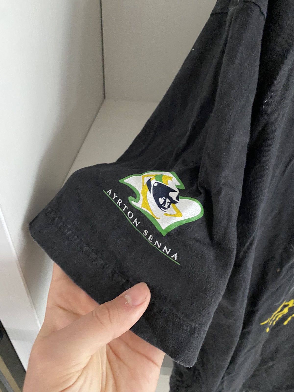 Formula 1 1987 Ayrton Senna Formula 1 World Championship Tee Size US L / EU 52-54 / 3 - 8 Thumbnail