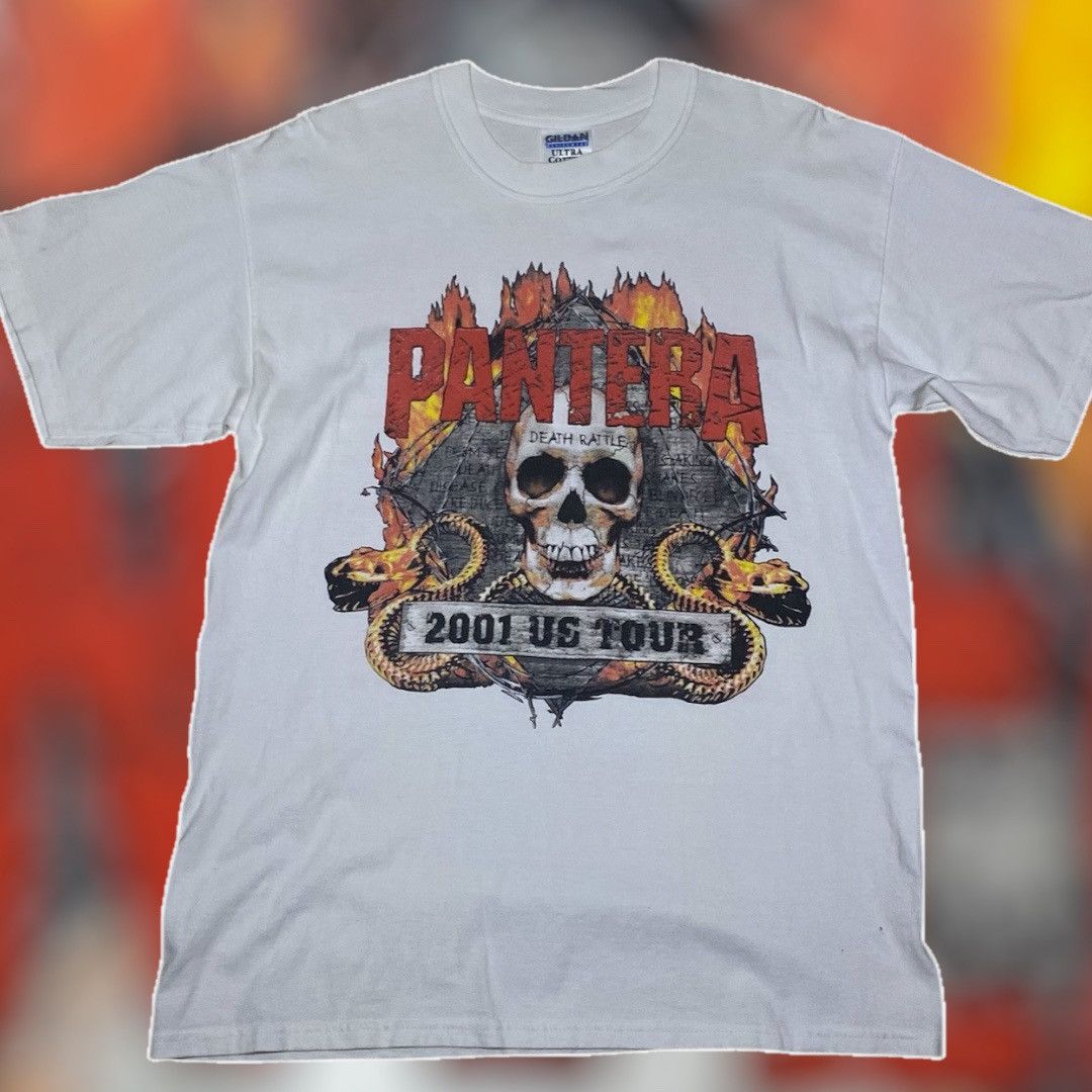 Pantera - Death Rattle 2001 US Tour Band Tee