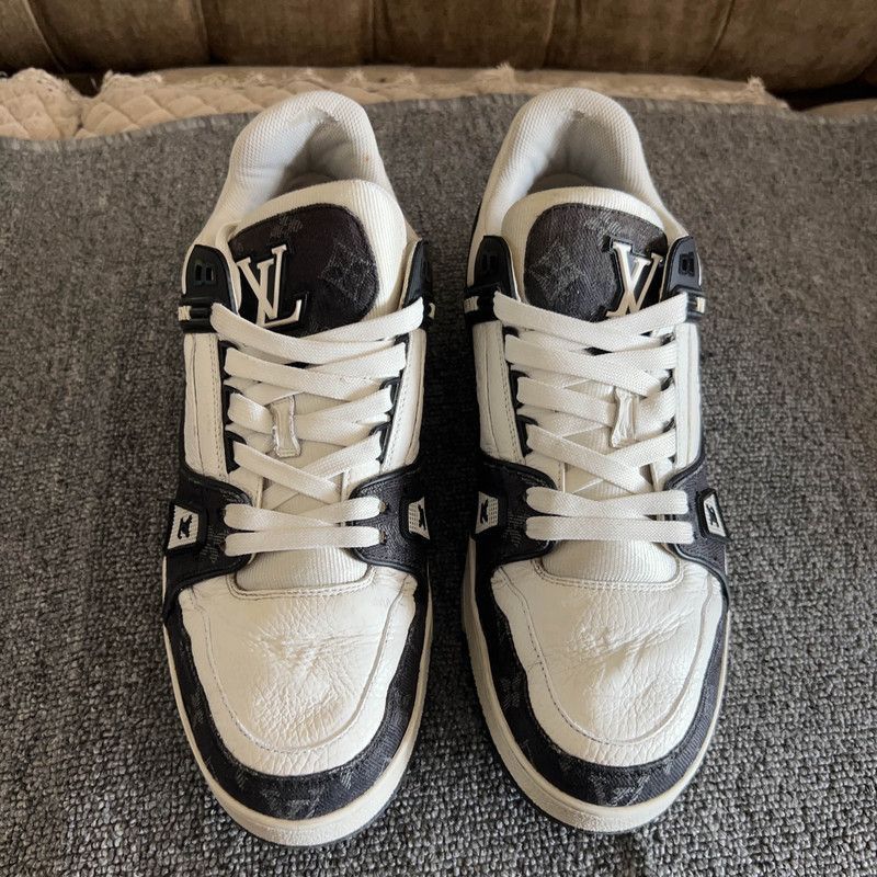 Louis Vuitton Louis Vuitton Trainer Panda Low-Top Sneakers -2508 Size US 9.5 / EU 42-43 - 3 Thumbnail