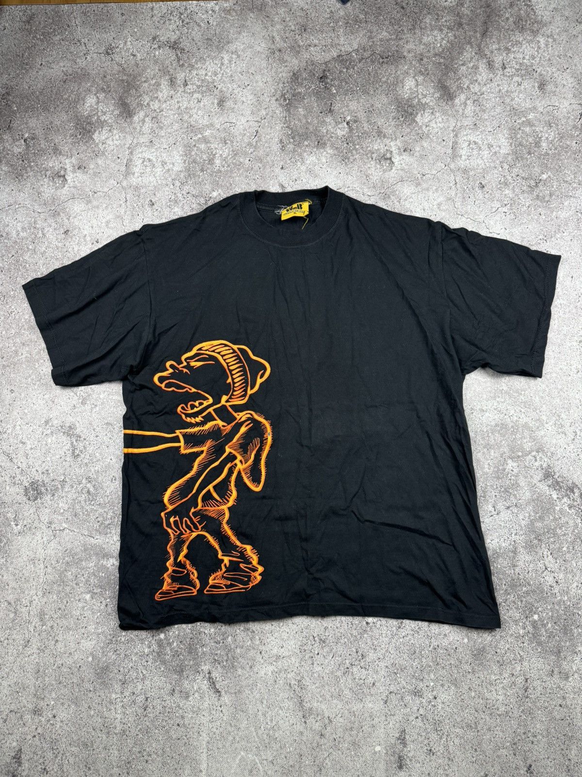 JNCO × Vintage Vintage 90’s JNCO Style OG Fire Fuck Skategang baggy shirt Size US XL / EU 56 / 4 - 1 Thumbnail