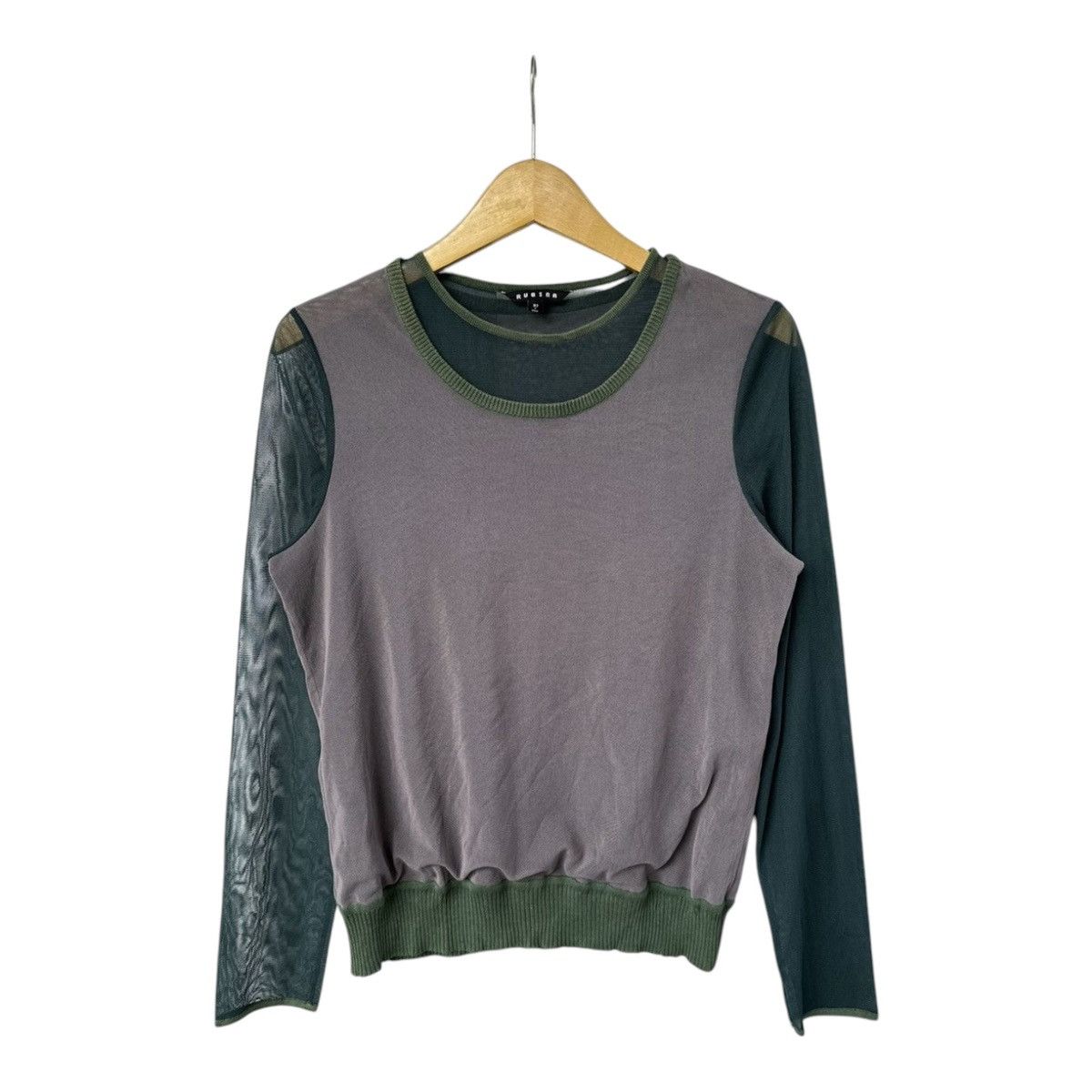 Japanese Brand TRANSPARENT JEAN PAUL GAULTIER STYLED DOUBLE LAYER MESH Size US M / EU 48-50 / 2 - 2 Thumbnail