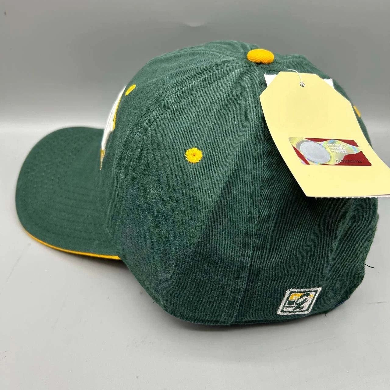 The Game Tiffin University Hat Green Yellow NCAA Strap Back Cotton Size ONE SIZE - 7 Thumbnail