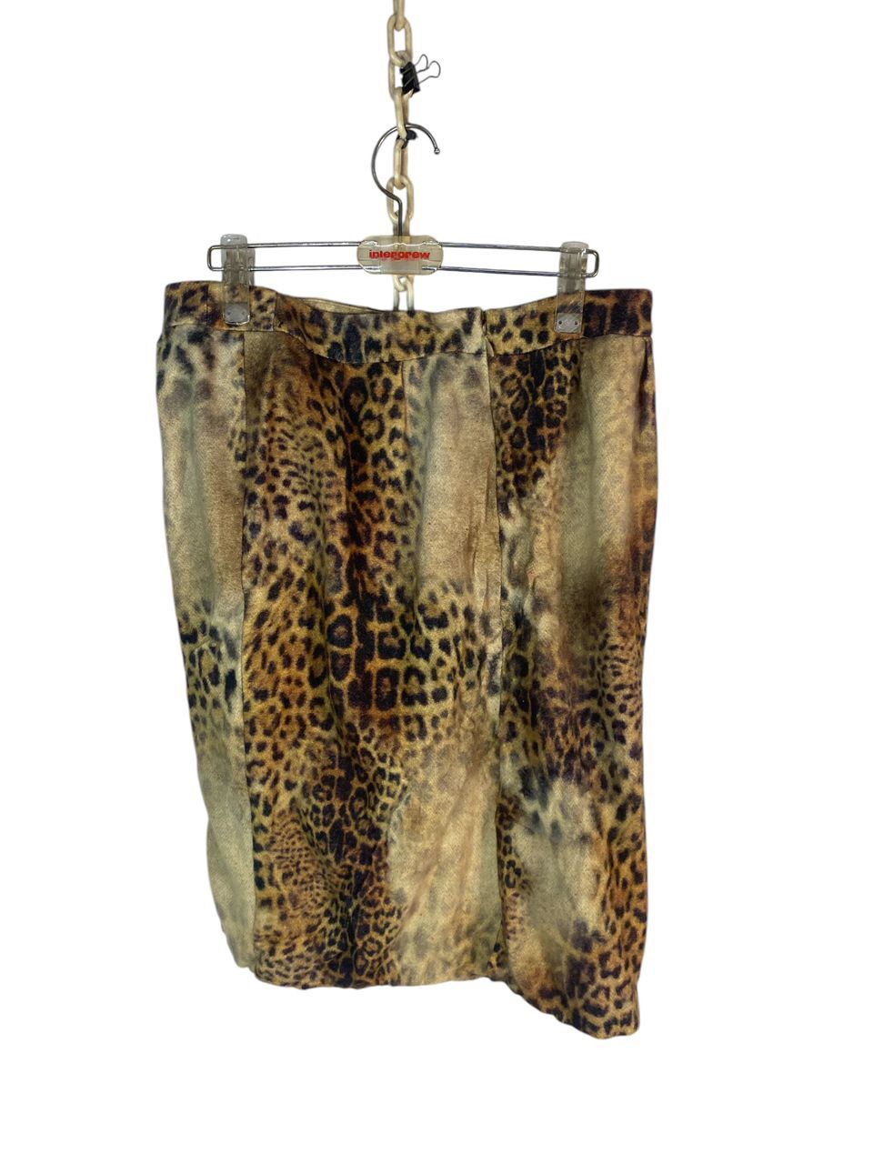 Designer × Japanese Brand Leopard skirt by georges rech Size 32" / US 10 / IT 46 - 2 Thumbnail