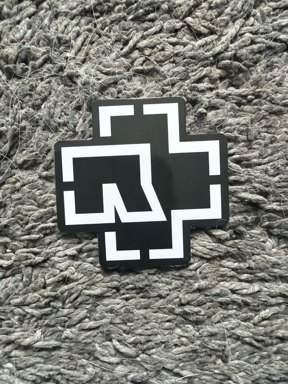 Hypebeast Rammstein Cross Sticker Size ONE SIZE - 1 Thumbnail