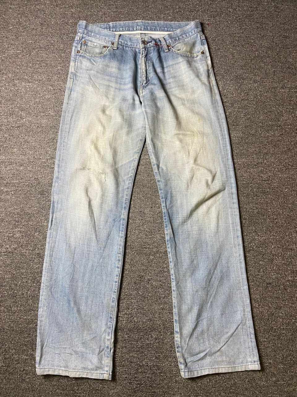Japanese Brand × Uniqlo × Vintage UNIQLO Japanese Brand Relaxed Fit Denim Jeans (128) Size US 31 - 1 Thumbnail