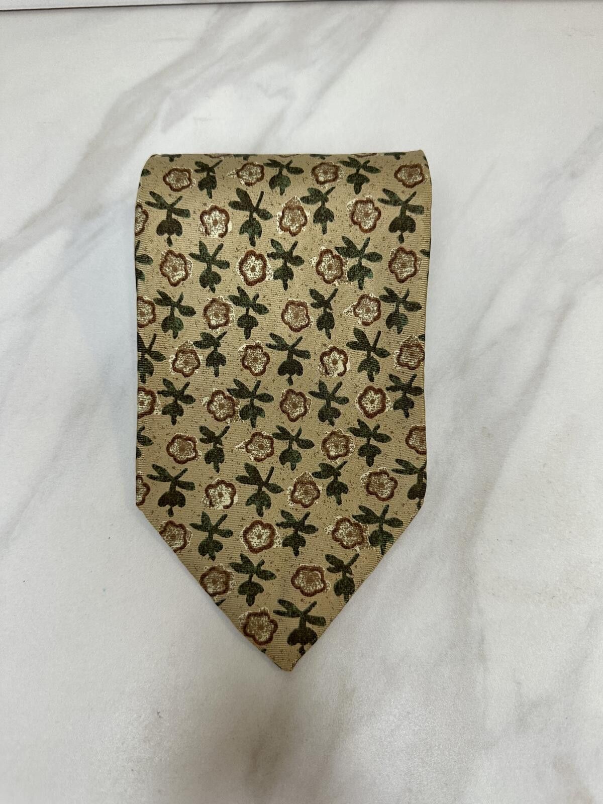 Ermenegildo Zegna Gritti by Ermenegildo Zegna floral Italian silk necktie Size ONE SIZE - 1 Thumbnail