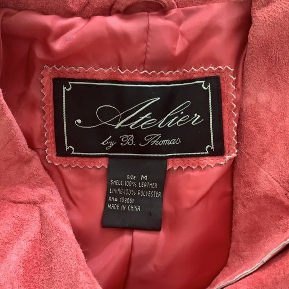 ATP Atelier ATELIER size M pink leather jacket Size M / US 6-8 / IT 42-44 - 4 Thumbnail