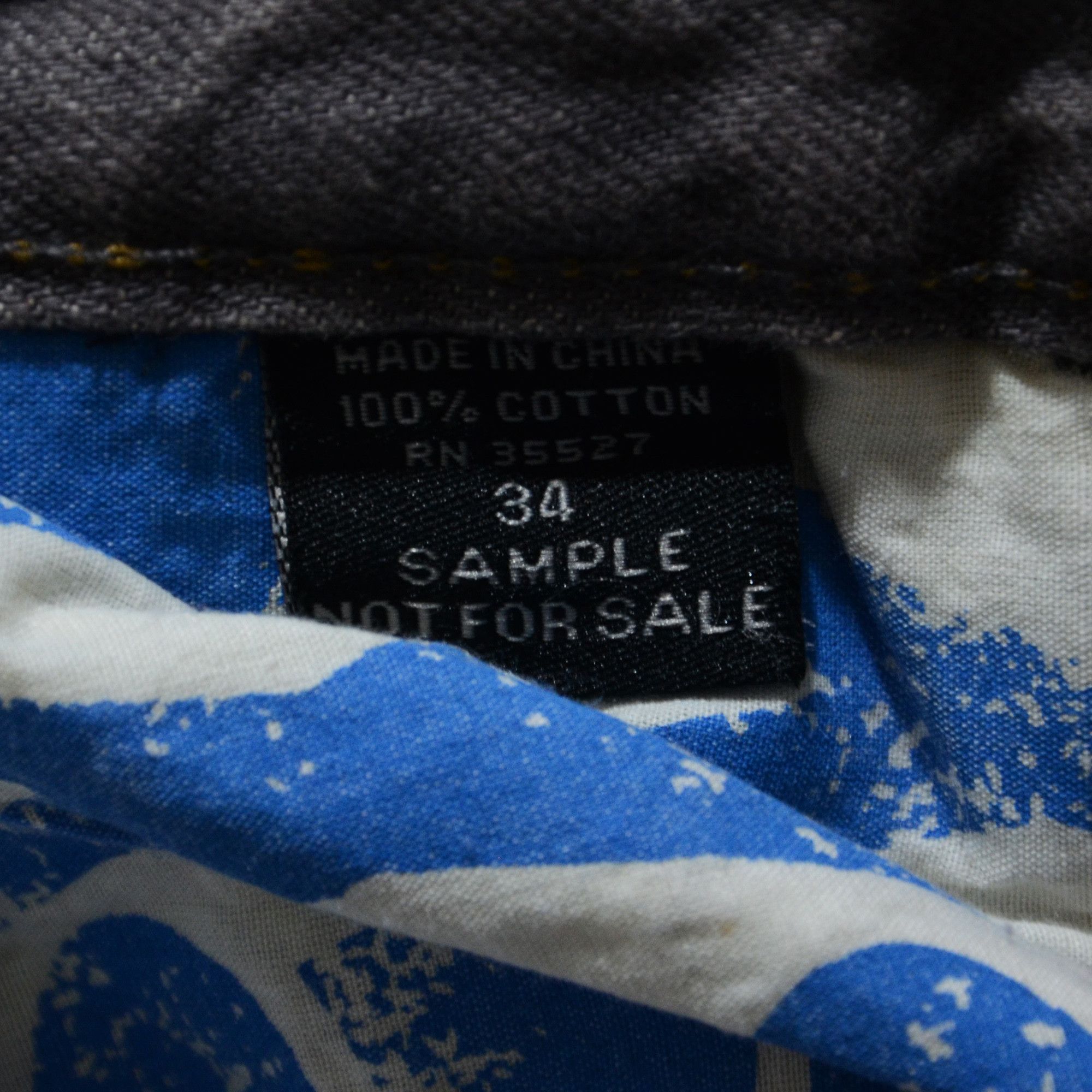 Marithe + Francois Girbaud M+FG Jeans Y2K Design Sample Item Special Pocket Size US 34 / EU 50 - 10 Thumbnail