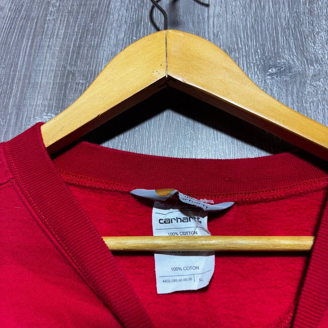 Carhartt Carhartt Vintage Sweatshirt Red XL Size US XL / EU 56 / 4 - 4 Thumbnail