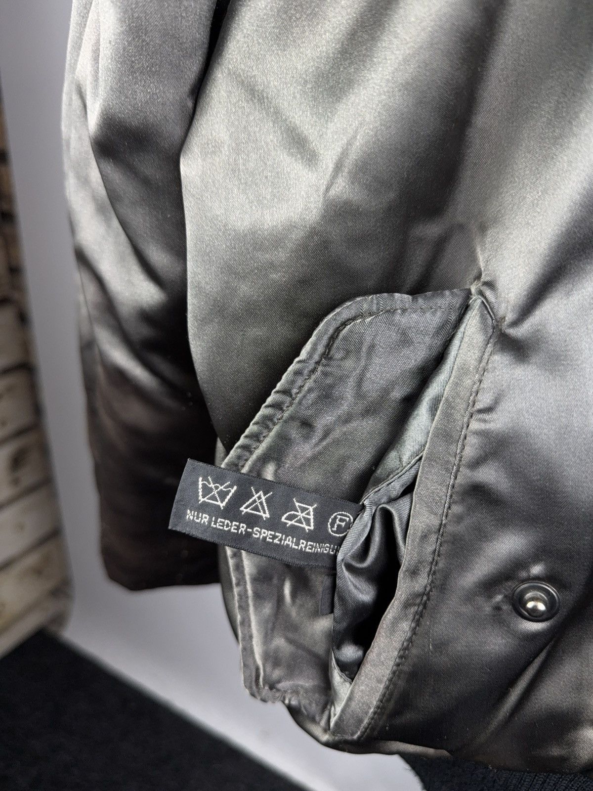 Other Vintage 90s Picdor Club Air Force Leather Bomber Jacket Size US S / EU 44-46 / 1 - 11 Thumbnail