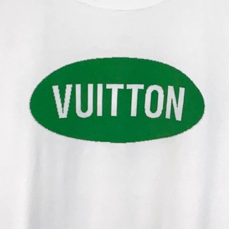Louis Vuitton Louis Vuitton White logo monogrammed cotton crew neck shor Size US XXL / EU 58 / 5 - 4 Thumbnail