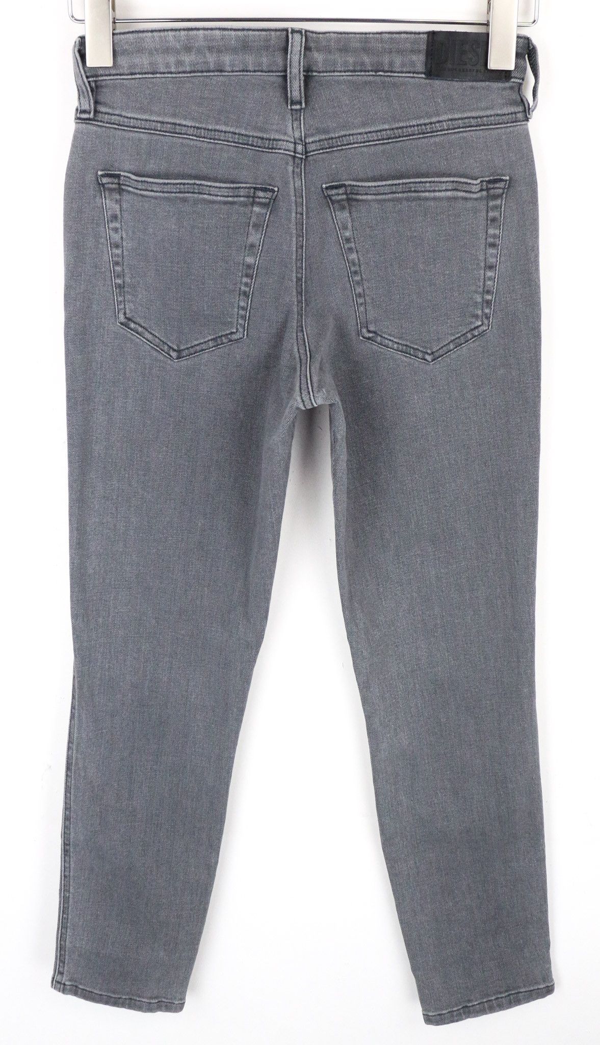 Diesel BABHILA 0890S W24/L30 Grey Stretch Buttoned Jeans 69900 Size 24" / US 00 / IT 34 - 2 Thumbnail