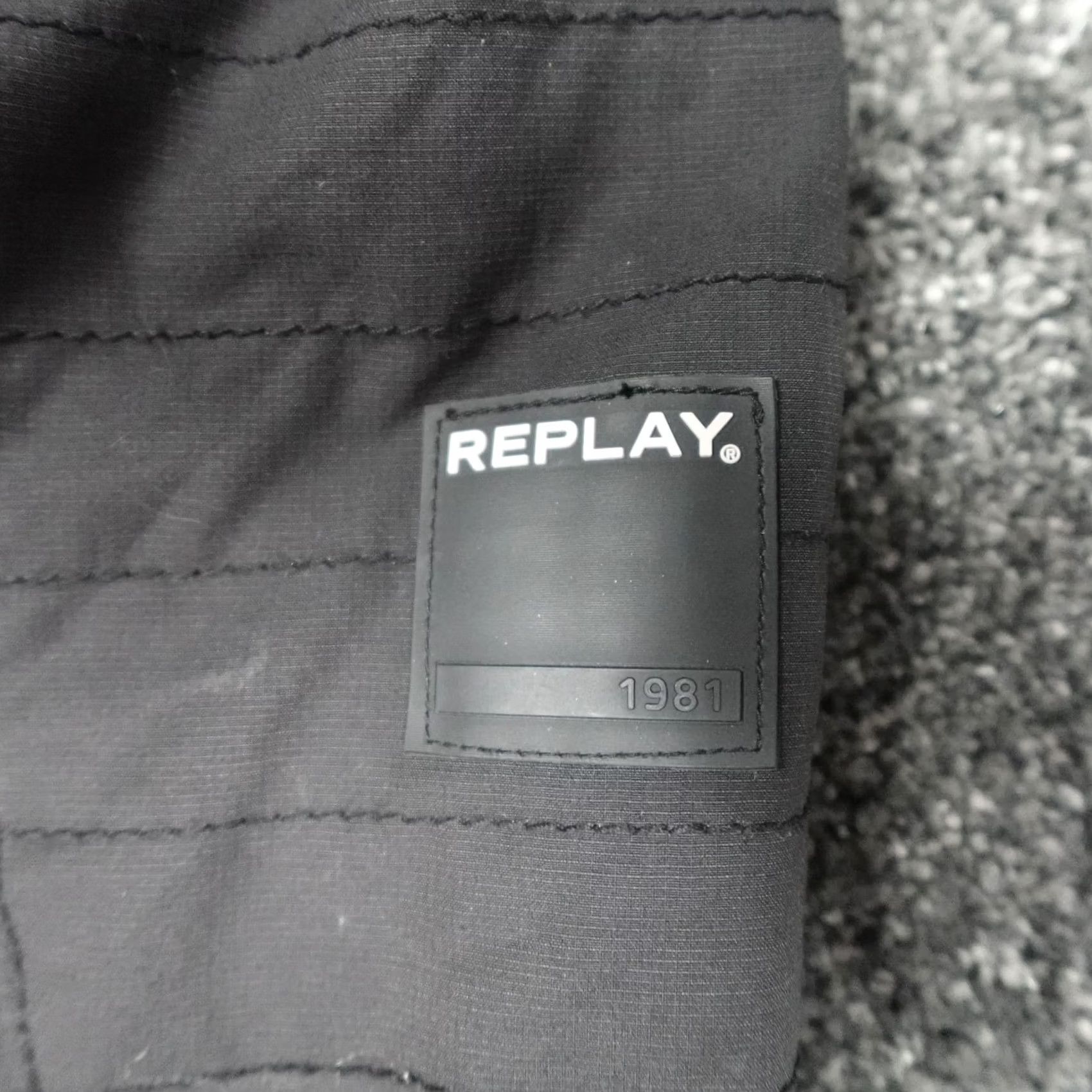 Replay Replay Bomber Jacket Black Size XL Biker Men's Coat Shirt Size US XL / EU 56 / 4 - 5 Thumbnail