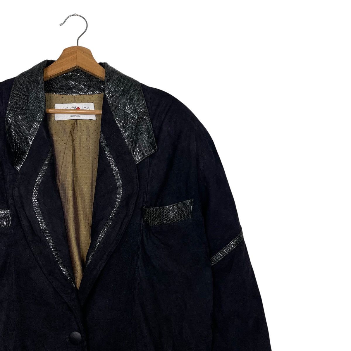 Other Les Etoiles Germany Design Leather Jacket Size L / US 10 / IT 46 - 5 Thumbnail