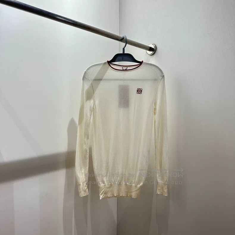 Loewe Logo Embroidered Cashmere Sweater