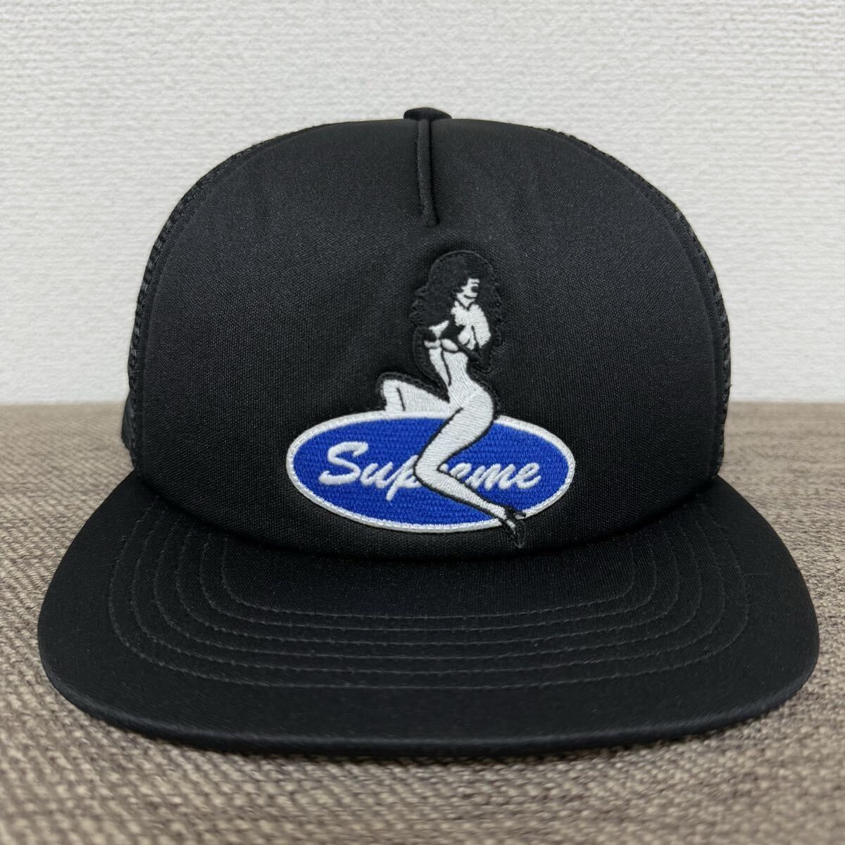 Supreme Supreme 23aw Pin Up Mesh Back 5-Panel Cap Black One Size Size ONE SIZE - 1 Thumbnail