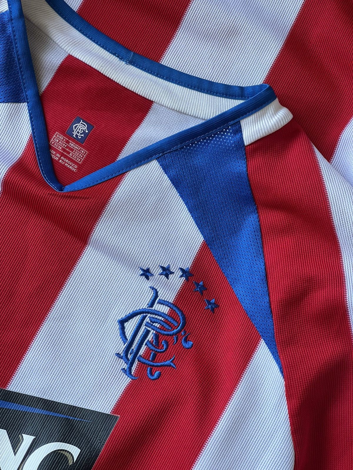 Diadora × Vintage 2002 Diadora Rangers vintage red soccer jersey Size US L / EU 52-54 / 3 - 8 Thumbnail
