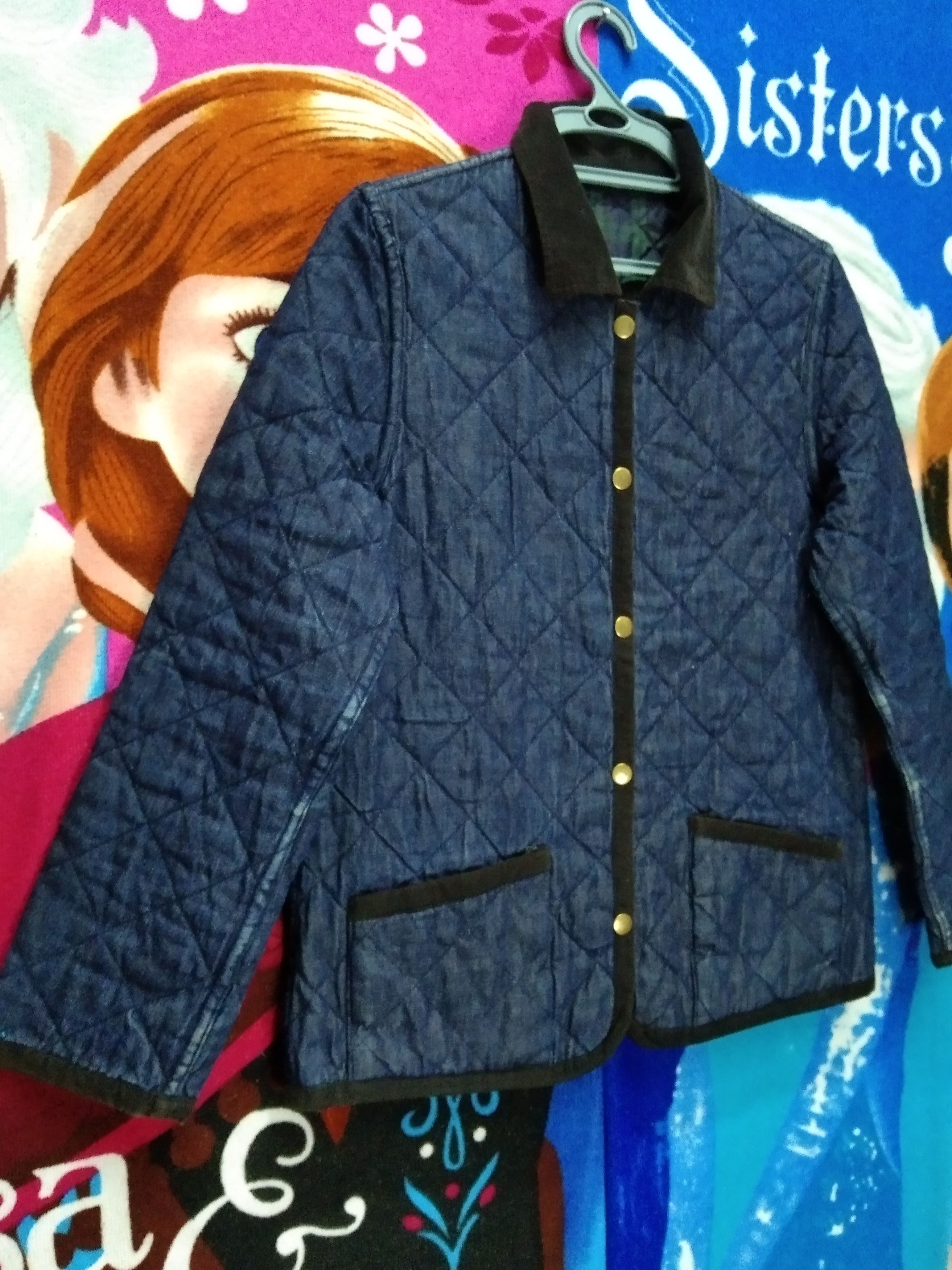 Japanese Brand REVERSIBLE DENIM QUILTED JACKET Size XXS / US 00 / IT 34 - 5 Thumbnail