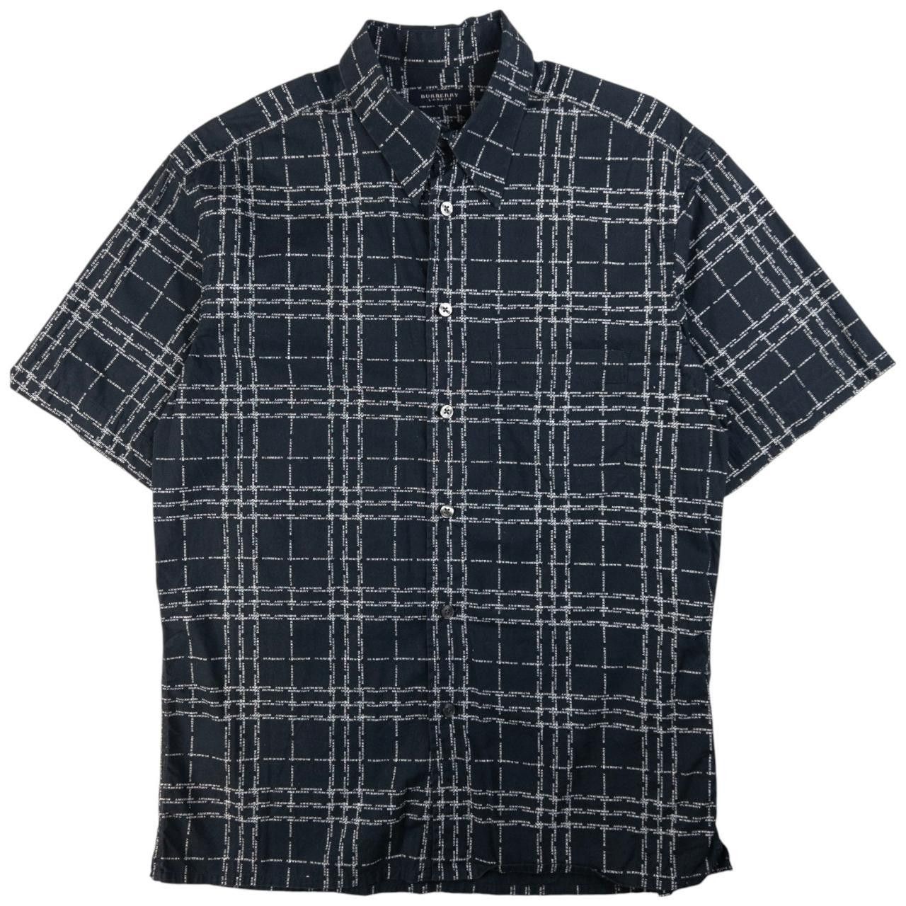 Burberry Burberry Nova Check Text Short Sleeve Button Up Shirt Size M Size US M / EU 48-50 / 2 - 1 Thumbnail
