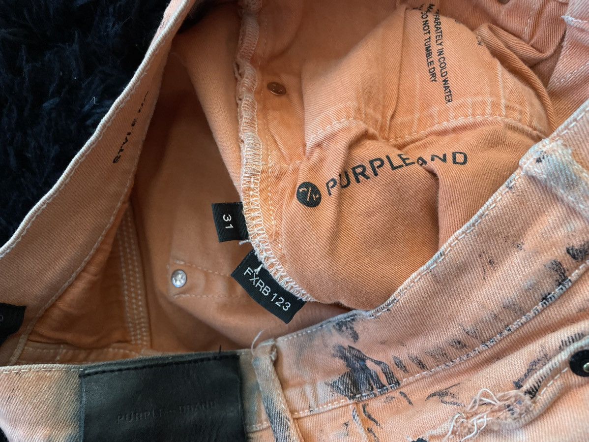 Purple Brand Purple Brand Orange Denim Size US 31 - 4 Thumbnail