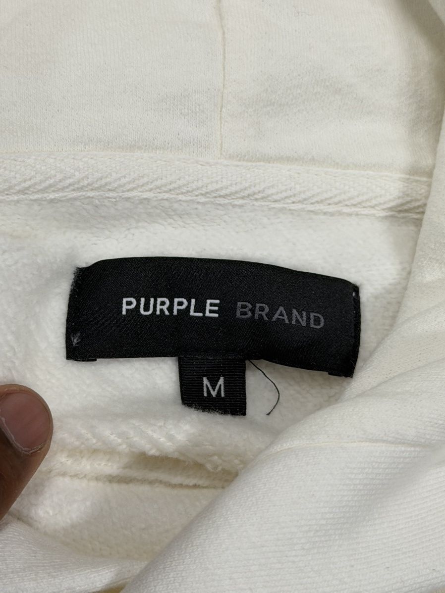 Purple Brand Purple Brand MWT Fleece Pullover Hoodie Coconut Milk Size US M / EU 48-50 / 2 - 2 Thumbnail