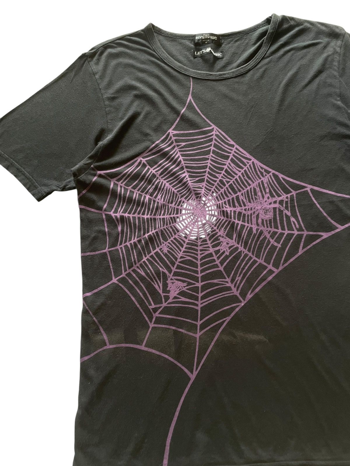 Hysteric Glamour Hysteric Glamour Let’s Music Spider Web Tshirt Size US S / EU 44-46 / 1 - 4 Thumbnail