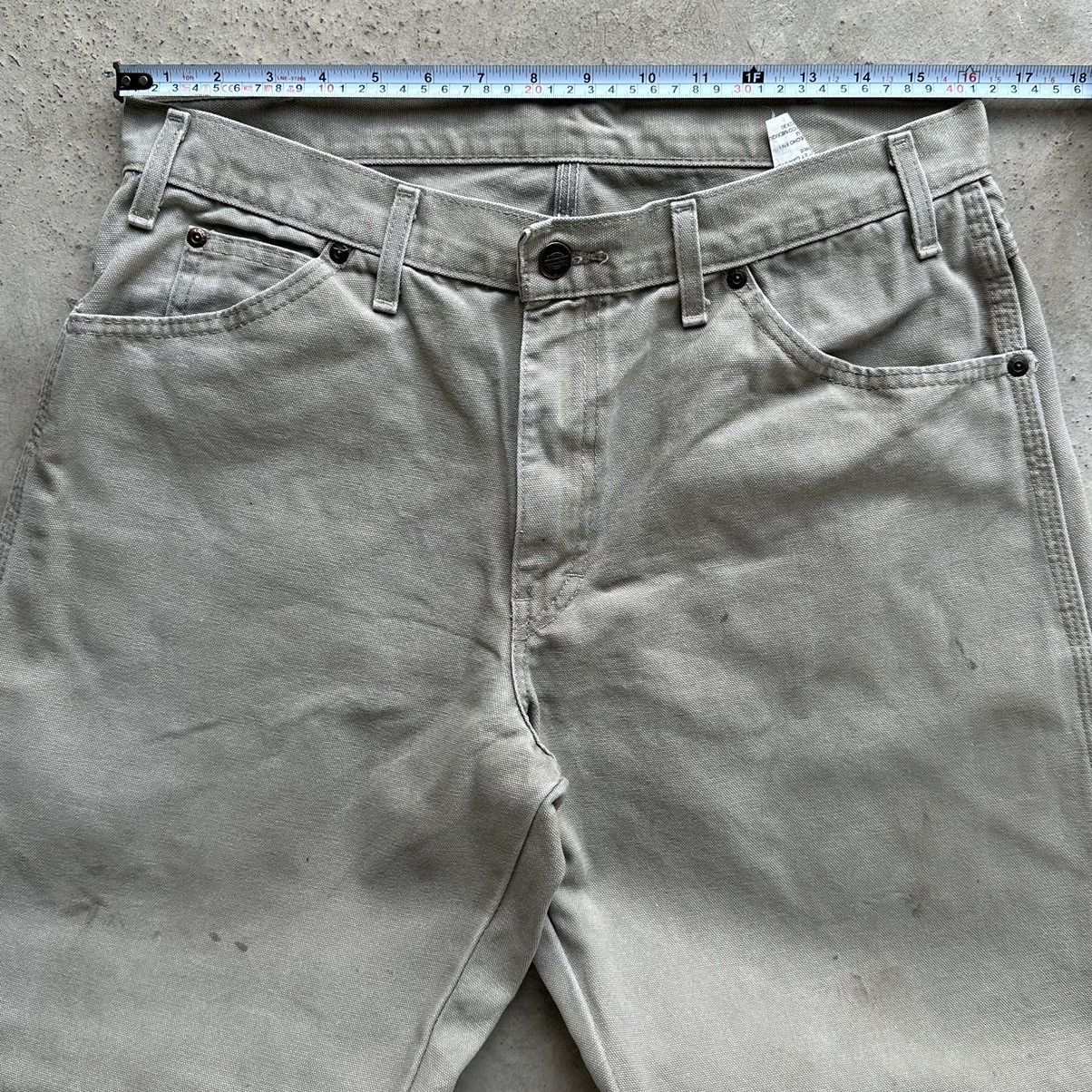 Carhartt × Dickies (32x30) Crazy Vintage Faded Tan/Grey Dickies Carpenter Pants Size US 32 / EU 48 - 6 Thumbnail