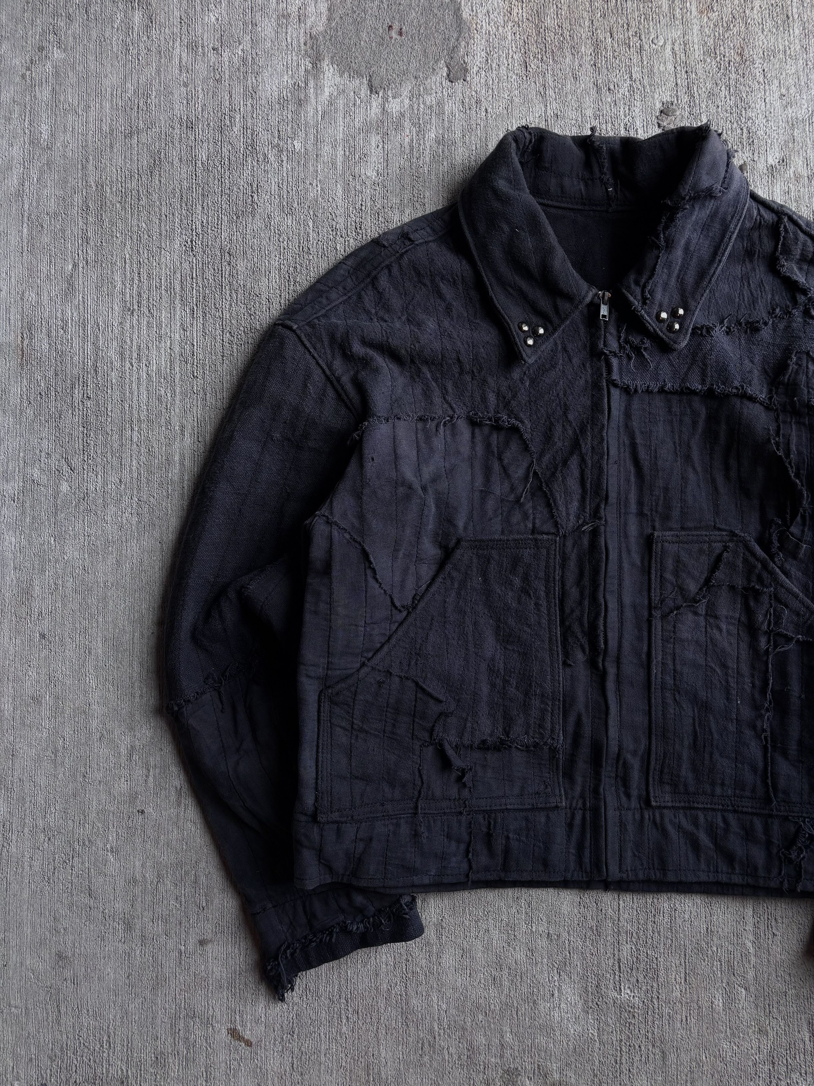 Other 1:1 Overdyed Black 'Crust' Workwear Jacket By David Turner Size US L / EU 52-54 / 3 - 3 Thumbnail