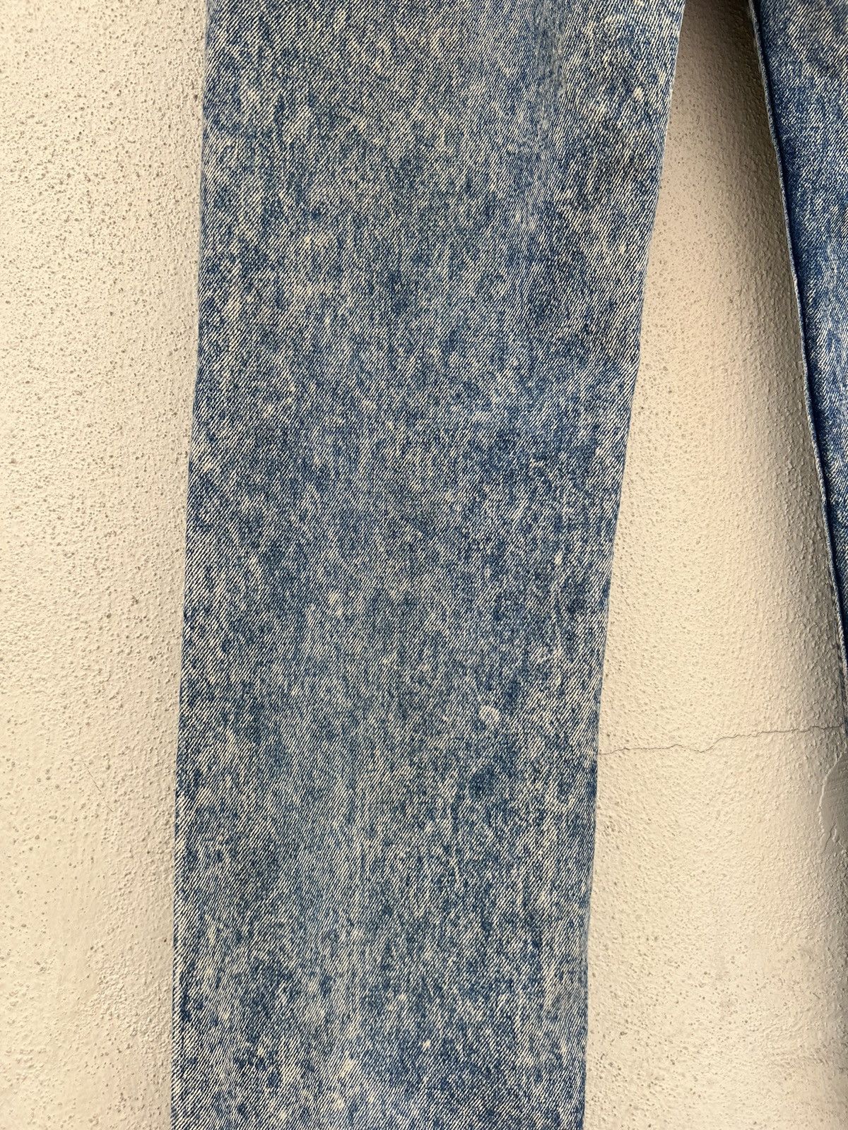 Levi's Vintage 80s Levi’s 505 Mud Acid Wash Denim Rips Knee Jeans Size US 34 / EU 50 - 17 Thumbnail