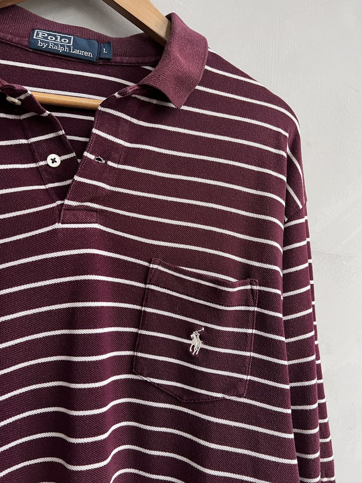 Polo Ralph Lauren Polo Ralph Lauren Longsleeve Striped rugby jersey y2k Size US L / EU 52-54 / 3 - 2 Thumbnail